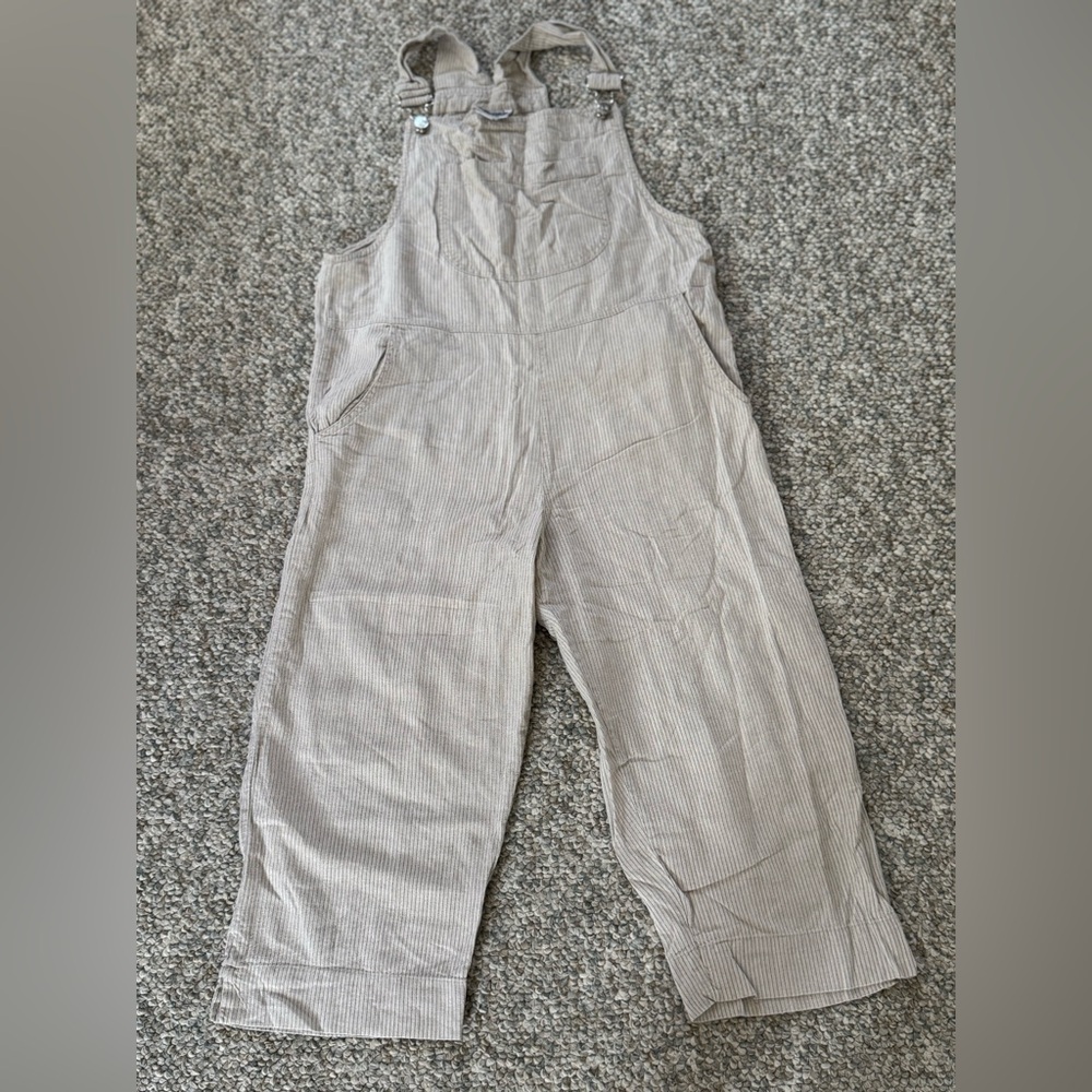 Striped Gray Women's Jumpsuit